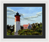 Nauset Lighthouse Cape Cod Massachusetts - Framed Print