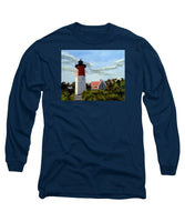 Nauset Lighthouse Cape Cod Massachusetts - Long Sleeve T-Shirt
