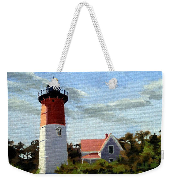 Nauset Lighthouse Cape Cod Massachusetts - Weekender Tote Bag