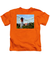 Nauset Lighthouse Cape Cod Massachusetts - Kids T-Shirt