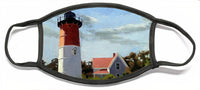 Nauset Lighthouse Cape Cod Massachusetts - Face Mask