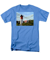 Nauset Lighthouse Cape Cod Massachusetts - Men's T-Shirt  (Regular Fit)