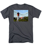 Nauset Lighthouse Cape Cod Massachusetts - Men's T-Shirt  (Regular Fit)