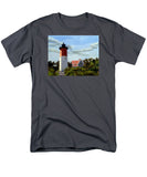 Nauset Lighthouse Cape Cod Massachusetts - Men's T-Shirt  (Regular Fit)