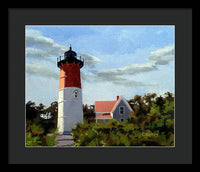 Nauset Lighthouse Cape Cod Massachusetts - Framed Print