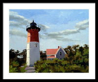 Nauset Lighthouse Cape Cod Massachusetts - Framed Print