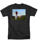 Nauset Lighthouse Cape Cod Massachusetts - Men's T-Shirt  (Regular Fit)
