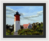 Nauset Lighthouse Cape Cod Massachusetts - Framed Print