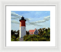 Nauset Lighthouse Cape Cod Massachusetts - Framed Print