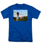 Nauset Lighthouse Cape Cod Massachusetts - Men's T-Shirt  (Regular Fit)