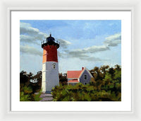 Nauset Lighthouse Cape Cod Massachusetts - Framed Print