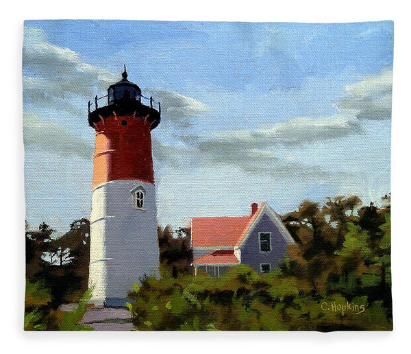 Nauset Lighthouse Cape Cod Massachusetts - Blanket