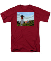 Nauset Lighthouse Cape Cod Massachusetts - Men's T-Shirt  (Regular Fit)