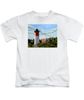 Nauset Lighthouse Cape Cod Massachusetts - Kids T-Shirt