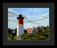 Nauset Lighthouse Cape Cod Massachusetts - Framed Print