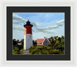 Nauset Lighthouse Cape Cod Massachusetts - Framed Print