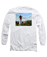 Nauset Lighthouse Cape Cod Massachusetts - Long Sleeve T-Shirt
