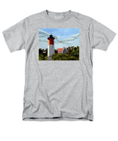 Nauset Lighthouse Cape Cod Massachusetts - Men's T-Shirt  (Regular Fit)