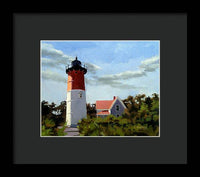 Nauset Lighthouse Cape Cod Massachusetts - Framed Print