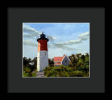 Nauset Lighthouse Cape Cod Massachusetts - Framed Print