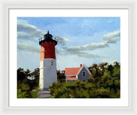 Nauset Lighthouse Cape Cod Massachusetts - Framed Print