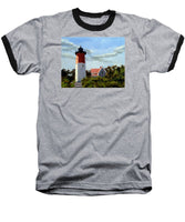 Nauset Lighthouse Cape Cod Massachusetts - Baseball T-Shirt