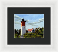 Nauset Lighthouse Cape Cod Massachusetts - Framed Print