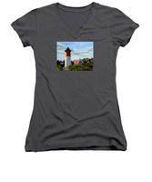 Nauset Lighthouse Cape Cod Massachusetts - Women's V-Neck