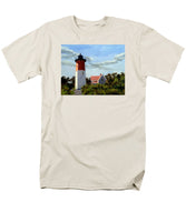 Nauset Lighthouse Cape Cod Massachusetts - Men's T-Shirt  (Regular Fit)