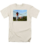 Nauset Lighthouse Cape Cod Massachusetts - Men's T-Shirt  (Regular Fit)