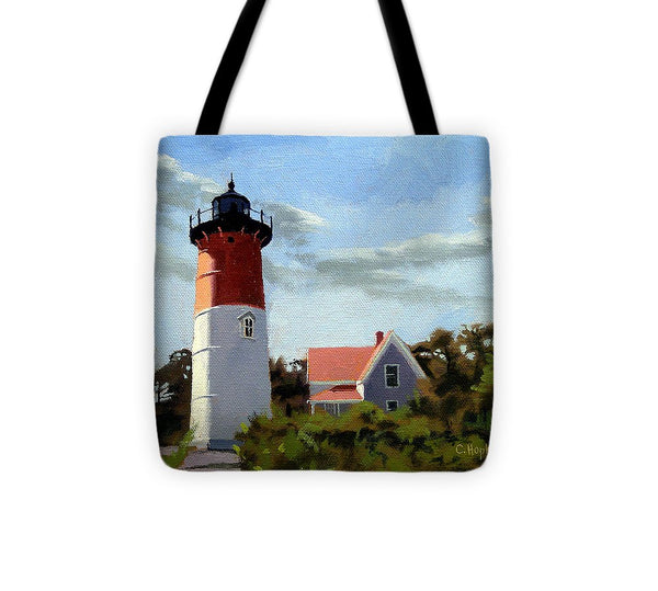 Nauset Lighthouse Cape Cod Massachusetts - Tote Bag