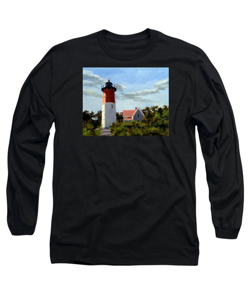 Nauset Lighthouse Cape Cod Massachusetts - Long Sleeve T-Shirt