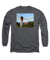 Nauset Lighthouse Cape Cod Massachusetts - Long Sleeve T-Shirt