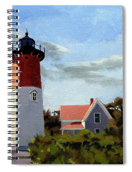 Nauset Lighthouse Cape Cod Massachusetts - Spiral Notebook