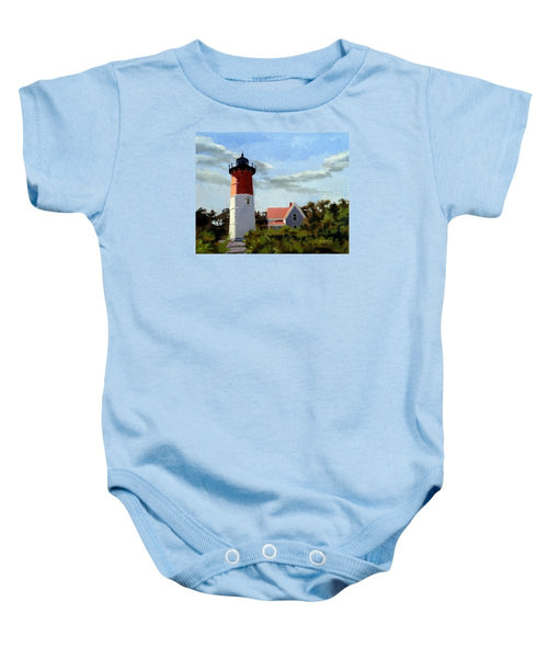 Nauset Lighthouse Cape Cod Massachusetts - Baby Onesie