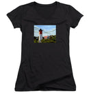 Nauset Lighthouse Cape Cod Massachusetts - Women's V-Neck