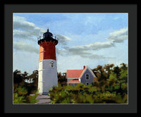Nauset Lighthouse Cape Cod Massachusetts - Framed Print
