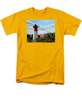 Nauset Lighthouse Cape Cod Massachusetts - Men's T-Shirt  (Regular Fit)