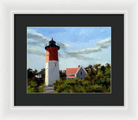 Nauset Lighthouse Cape Cod Massachusetts - Framed Print