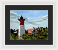 Nauset Lighthouse Cape Cod Massachusetts - Framed Print