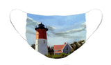 Nauset Lighthouse Cape Cod Massachusetts - Face Mask