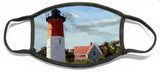 Nauset Lighthouse Cape Cod Massachusetts - Face Mask