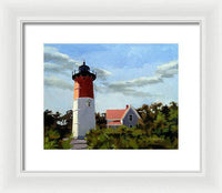 Nauset Lighthouse Cape Cod Massachusetts - Framed Print