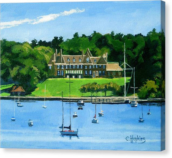 New York Yacht Club Newport Rhode Island - Canvas Print