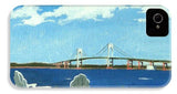 Newport Bridge Newport Rhode Island - Phone Case