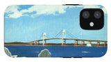 Newport Bridge Newport Rhode Island - Phone Case