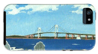 Newport Bridge Newport Rhode Island - Phone Case
