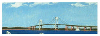 Newport Bridge Newport Rhode Island - Yoga Mat