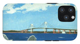 Newport Bridge Newport Rhode Island - Phone Case