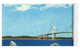 Newport Bridge Newport Rhode Island - Yoga Mat